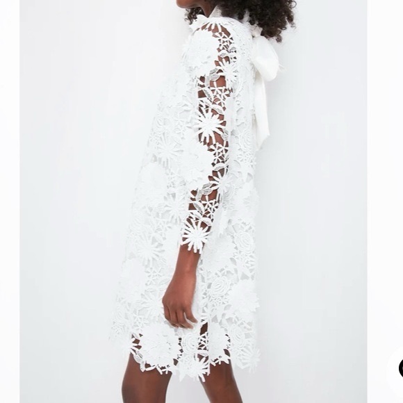 Tuckernuck Blanc Guipure Lace Daphne Dress size small - Picture 3 of 11